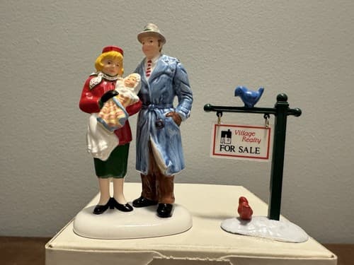 Dept 56 Snow Village “Welcome To The Congregation”#56.55014 Figurine