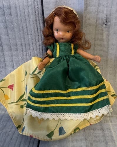 Nancy Ann Storybook Dolls Vintage~#161 "Jennie Set the Table" Doll ~