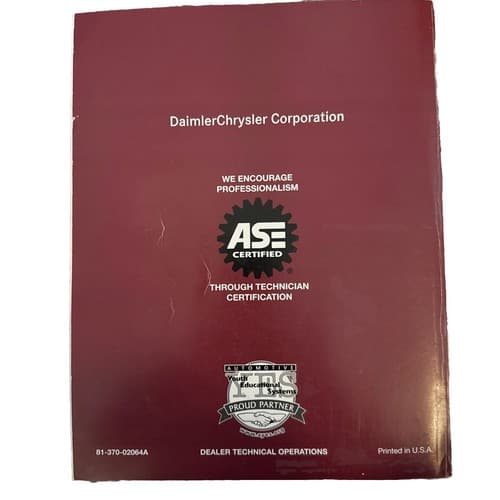 Jeep Grand Cherokee 2003 OEM Shop Service Repair Manual Wiring Diagrams 4X4 DYI - Thumbnail 2