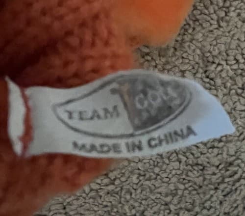 Clemson University Team Golf Club Head Cover Orange Knit X Sport - Thumbnail 4