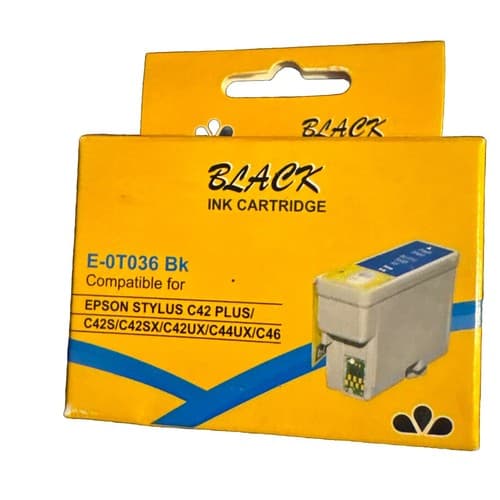 Epson Compatible Ink Black Cartridge CMY E-0T0376 For Stylus C46/c42/c42s/c42sx