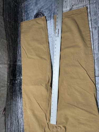 Carhartt Pants Mens 38x32 Camel Relaxed Fit Logo Workwear Outdoor - Thumbnail 3