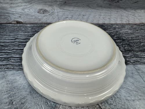 Fiesta 10.25" LARGE 44oz WHITE Deep Dish PIE BAKER Fiestaware FARMHOUSE - Thumbnail 3