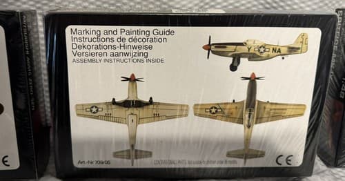 Starfix Model Kit Lot (3)~Spitfire MK IX, N.AmericanP51D Mustang, Mitsu A6M5 Zer - Thumbnail 7