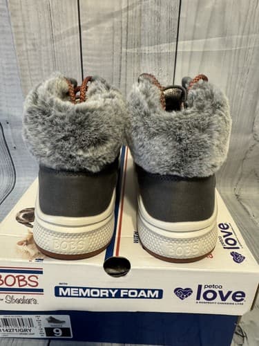 Skechers Women's size 9M,Gray~ BOBS Skipper Wave~Grand Leap Boot - Thumbnail 5