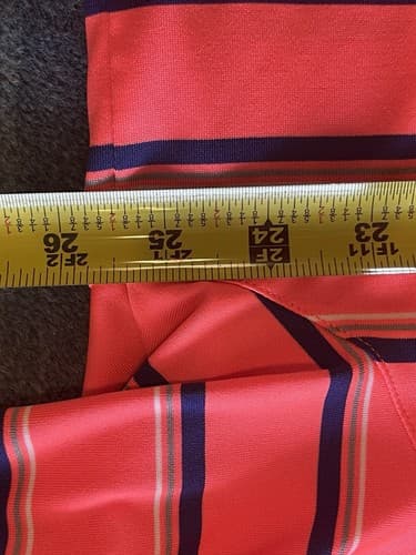 Under Armour HeatGear Men's Large Loose Orange Stripe Short Sleeve Polo 2XL - Thumbnail 6