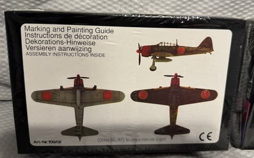 Starfix Model Kit Lot (3)~Spitfire MK IX, N.AmericanP51D Mustang, Mitsu A6M5 Zer - Thumbnail 6