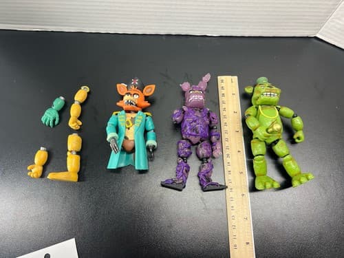 3-Five Nights At Freddy's FNAF 6'' Funko Action Figures complete Shamrock Freddy - Thumbnail 6