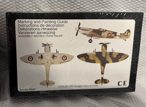 Starfix Model Kit Lot (3)~Spitfire MK IX, N.AmericanP51D Mustang, Mitsu A6M5 Zer - Thumbnail 8