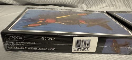 Starfix Model Kit Lot (3)~Spitfire MK IX, N.AmericanP51D Mustang, Mitsu A6M5 Zer - Thumbnail 9