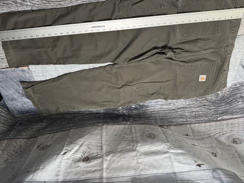 Carhartt Pants Mens 38x30 Brown Relaxed Fit Logo Workwear Outdoor - Thumbnail 7