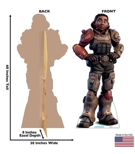 Lightyear "IZZY HAWTHORNE" Lifesize CARDBOARD CUTOUT Standup Standee Zap Patrol - Thumbnail 2