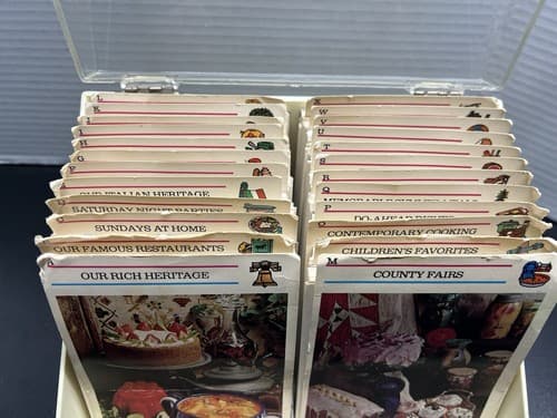 Vintage 1973 McCalls Great American Recipe Card Collection with Box - Thumbnail 6