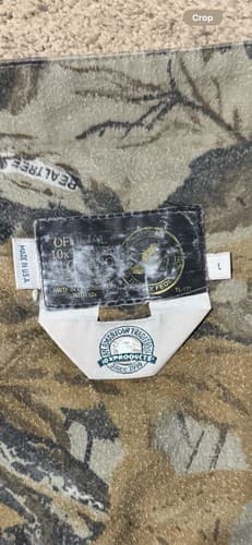 Vintage 10X Hunting Vest Sz Large Realtree Hardwoods Camo Hunting Seat Pad USA - Thumbnail 2