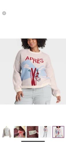 Target Sweater New Day Cream "Apres Ski" Choice~XS, S, M, L, XL, XXL - Thumbnail 9