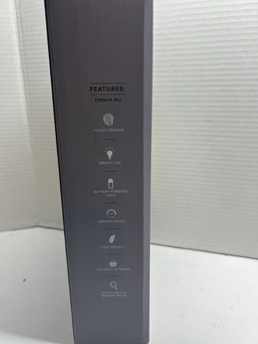 Impressions Vanity Touch The Set Black Makeup Mirror Touch Sensor Magnifying NEW - Thumbnail 3
