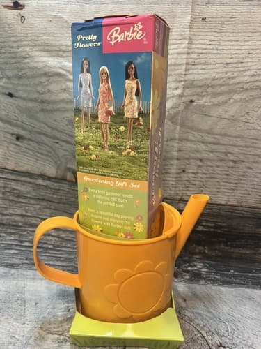 2003 Pretty Flowers Barbie In Watering Can #B5851 NIB - Thumbnail 2