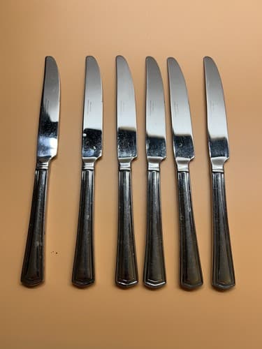 6 REED & BARTON WALDEN BUTTER/TABLE KNIVES