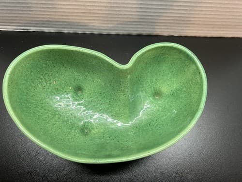 Covina Pottery CP Planter Ceramic MCM Amoeba Kidney Teardrop Footed Pot 925