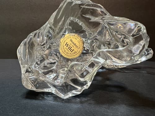 Princess House~Lead Crystal "Wonders of the Wild" Tiger signed by artist - Thumbnail 6