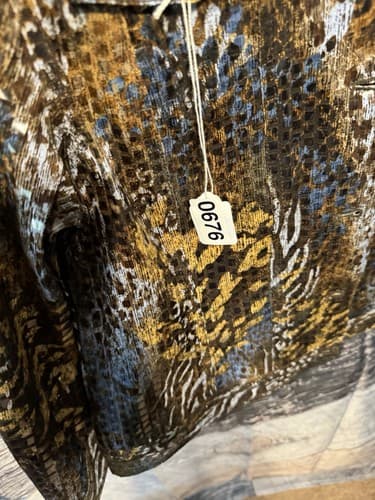 RUBY RD Women's Size 10P Animal Print Button Down Long Sleeve Jacket - Thumbnail 7