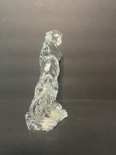 Princess House~Lead Crystal "Wonders of the Wild" Tiger signed by artist - Thumbnail 4