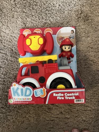 New Kid Connection My First Vehicle Fire Truck with Remote control 3+ Age
