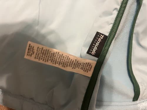 LL Bean Women Quilted Puffer Vest Large Sleeveless Full Zip Blue Jacket Stretch - Thumbnail 6