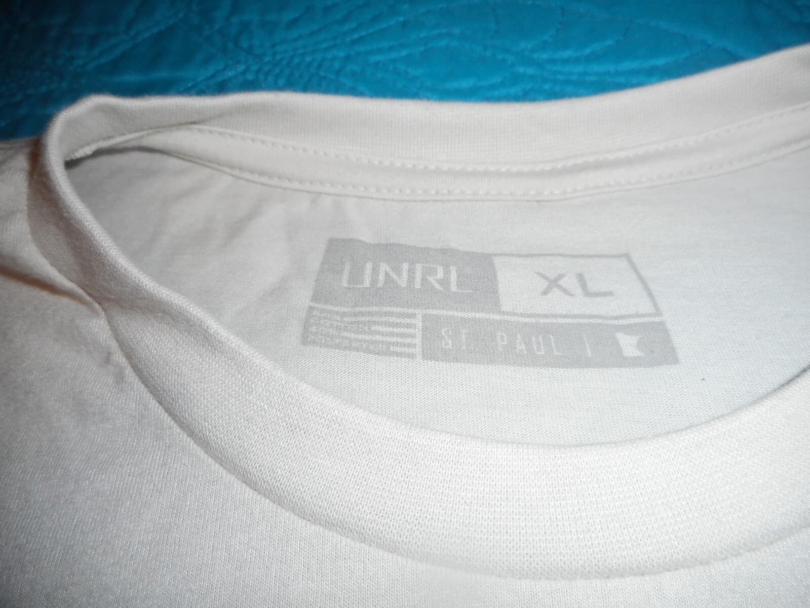 UNRL T Shirt Men's XL Short Sleeve tee white Cotton/Polyester blend Hangtime - Thumbnail 7