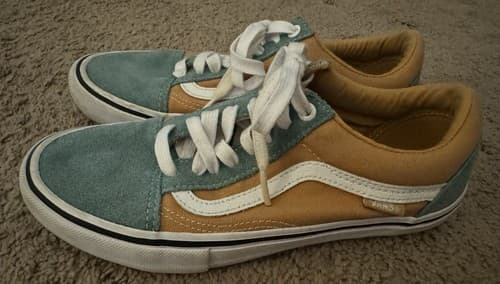 Vans Old Skool Color Theory Duck Green Womens US Size 9.5 Mens US Size 8 Shoes - Thumbnail 3