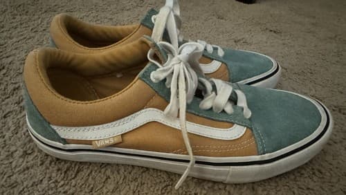 Vans Old Skool Color Theory Duck Green Womens US Size 9.5 Mens US Size 8 Shoes - Thumbnail 6