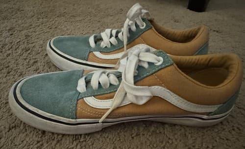 Vans Old Skool Color Theory Duck Green Womens US Size 9.5 Mens US Size 8 Shoes - Thumbnail 7