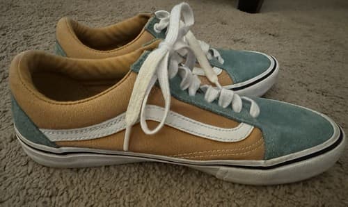 Vans Old Skool Color Theory Duck Green Womens US Size 9.5 Mens US Size 8 Shoes - Thumbnail 8