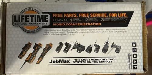RIDGID JobMax R8223402 Right Angle Drill/Driver Head Att. New open box - Thumbnail 2