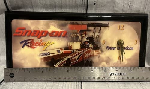 Snap On Doug Herbert Dragster Clock~Preowned~Works and keeps time well - Thumbnail 5