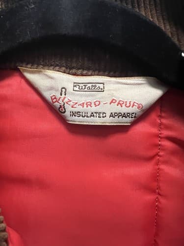 Vintage Walls Blizzard Pruf Brown canvas Work Utility Jacket - Thumbnail 2
