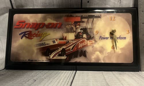 Snap On Doug Herbert Dragster Clock~Preowned~Works and keeps time well - Thumbnail 4