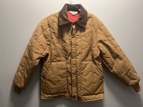 Vintage Walls Blizzard Pruf Brown canvas Work Utility Jacket