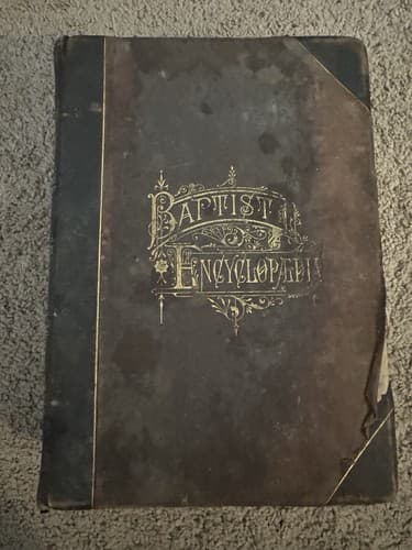1880 1st The Baptist Encyclopedia William Cathcart Illustrated Portraits Vintage