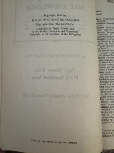 The Holy Bible with the Treasury of Bible knowledge part I and II by Gray - Thumbnail 7