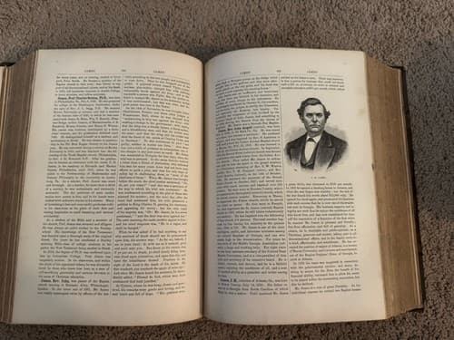 1880 1st The Baptist Encyclopedia William Cathcart Illustrated Portraits Vintage - Thumbnail 10