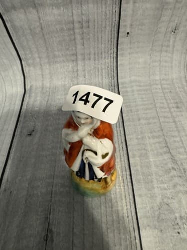 Authentic Antique~"Little Red Riding Hood" Staffordshire Figurine c1880 - Thumbnail 7