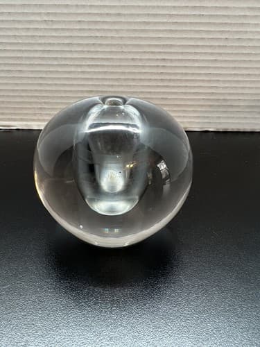 Round Ball Shape Glass Sphere Paperweight 2-3/4" Diameter