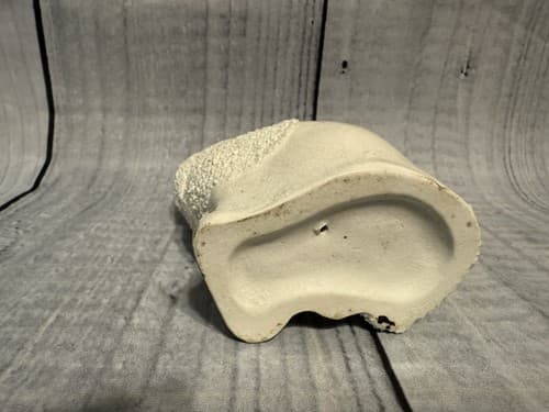 English Staffordshire single dog Poodle-19th c~ 4 1/2" high by 3"wide - Thumbnail 3