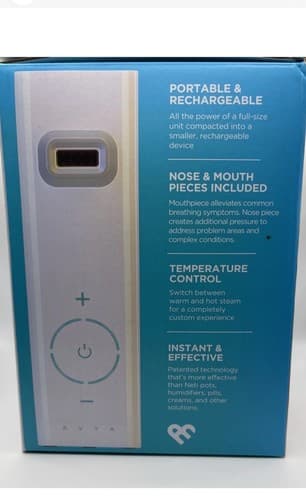 AVYA Portable Steam Inhaler Heated Saline Delivery System - Thumbnail 2