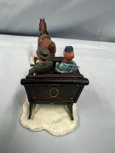Lemax ~ HORSE DRAWN SLEIGH ~ Village Accent piece ~ No BOX - Thumbnail 5