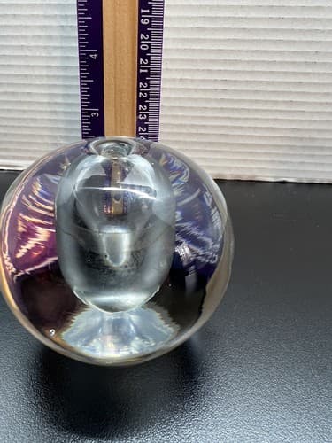 Round Ball Shape Glass Sphere Paperweight 2-3/4" Diameter - Thumbnail 5