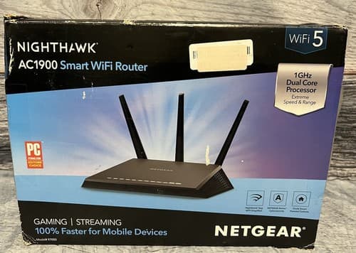 Netgear Nighthawk AC1900 R7000 Dual Band Gigabit Router -Open Box - Thumbnail 3