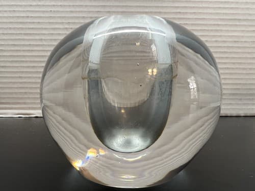 Round Ball Shape Glass Sphere Paperweight 2-3/4" Diameter - Thumbnail 3