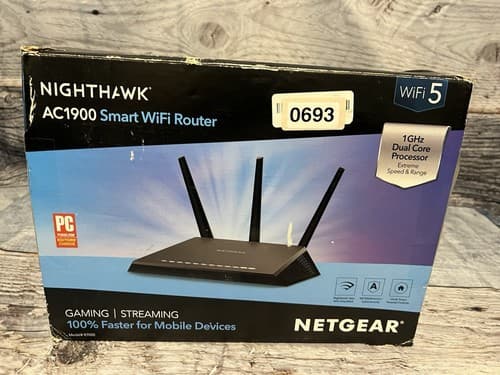 Netgear Nighthawk AC1900 R7000 Dual Band Gigabit Router -Open Box - Thumbnail 5